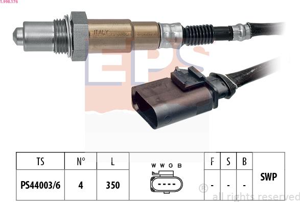 EPS 1.998.176 - Sonde lambda droxauto.com