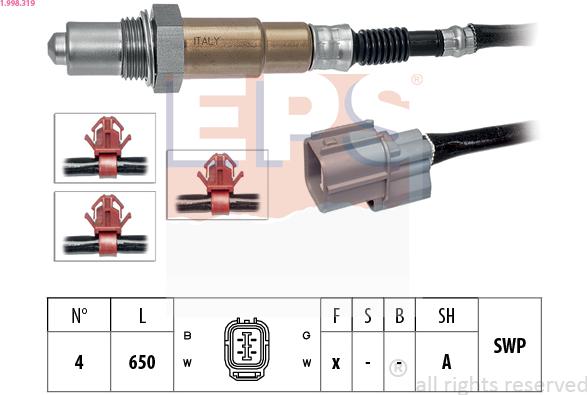 EPS 1.998.319 - Sonde lambda droxauto.com