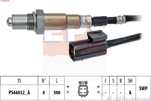 EPS 1.998.336 - Sonde lambda droxauto.com