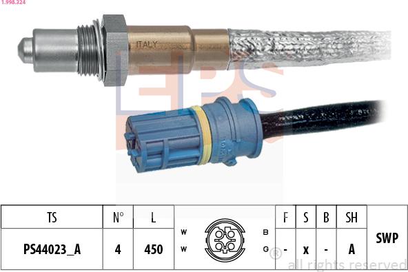 EPS 1.998.324 - Sonde lambda droxauto.com