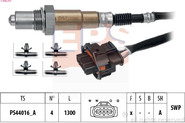 EPS 1.998.371 - Sonde lambda droxauto.com
