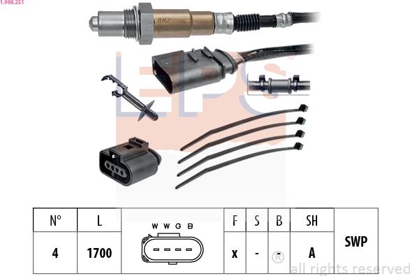 EPS 1.998.251 - Sonde lambda droxauto.com