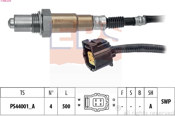 EPS 1.998.234 - Sonde lambda droxauto.com