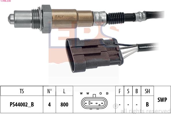 EPS 1.998.238 - Sonde lambda droxauto.com