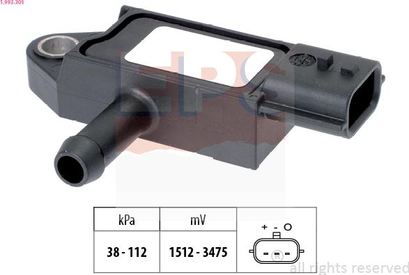 EPS 1.993.301 - Capteur de pression barométrique, adaptation à l'altitude droxauto.com