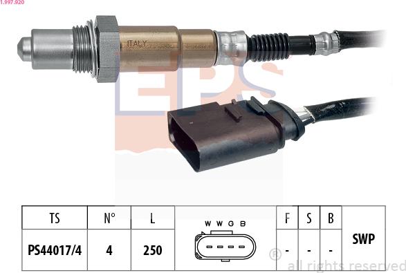 EPS 1.997.920 - Sonde lambda droxauto.com