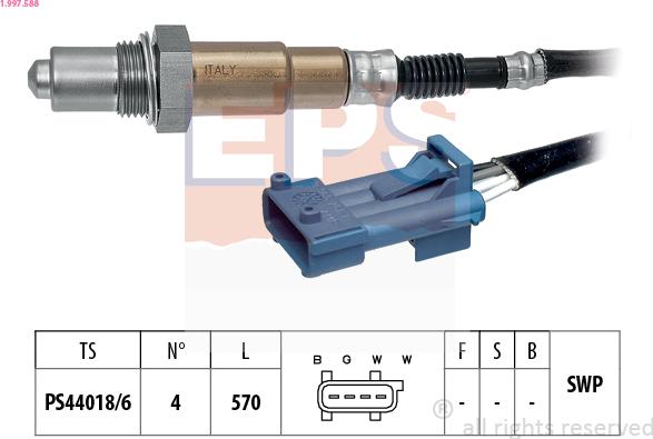 EPS 1.997.588 - Sonde lambda droxauto.com