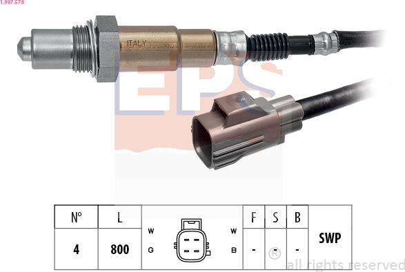 EPS 1.997.578 - Sonde lambda droxauto.com