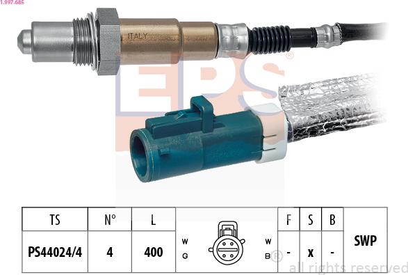 EPS 1.997.685 - Sonde lambda droxauto.com