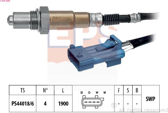 EPS 1.997.688 - Sonde lambda droxauto.com