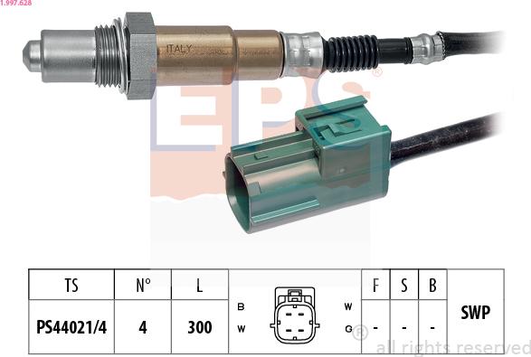 EPS 1.997.628 - Sonde lambda droxauto.com
