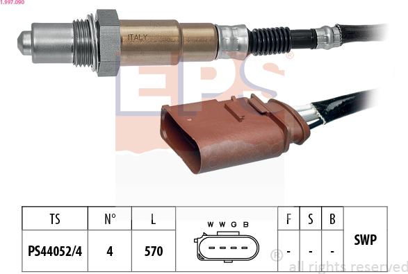 EPS 1.997.090 - Sonde lambda droxauto.com
