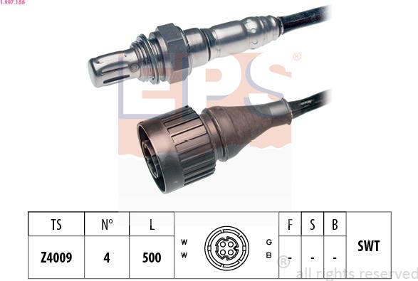 EPS 1.997.188 - Sonde lambda droxauto.com