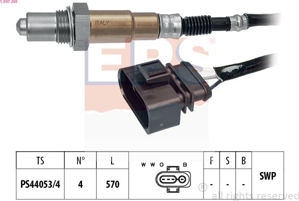 EPS 1.997.301 - Sonde lambda droxauto.com