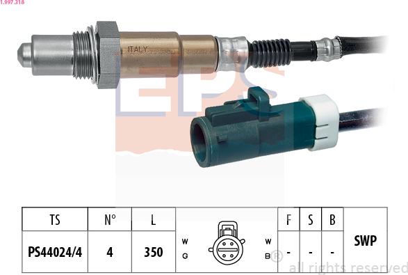 EPS 1.997.318 - Sonde lambda droxauto.com