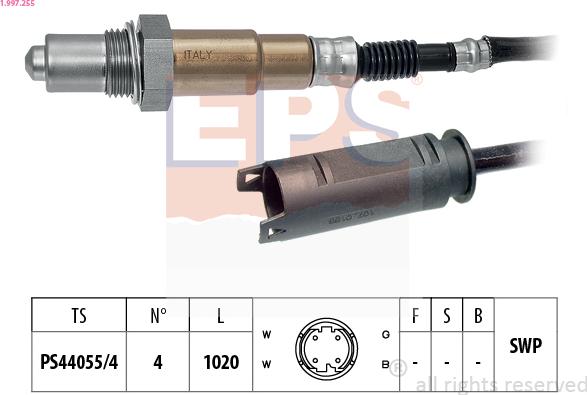 EPS 1.997.255 - Sonde lambda droxauto.com