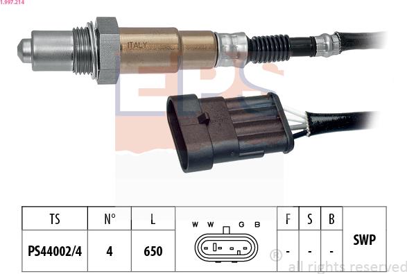EPS 1.997.214 - Sonde lambda droxauto.com