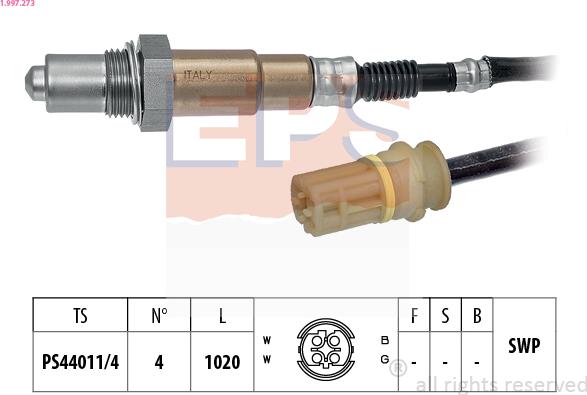 EPS 1.997.273 - Sonde lambda droxauto.com