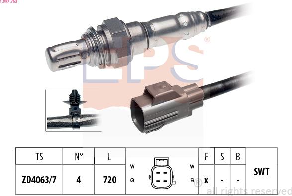 EPS 1.997.763 - Sonde lambda droxauto.com