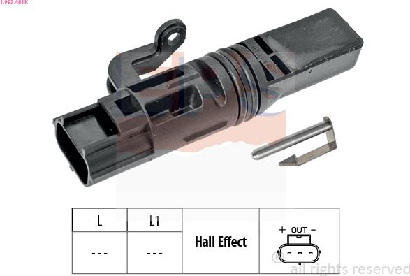 EPS 1.953.481K - Capteur, régime droxauto.com