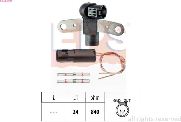 EPS 1.953.199K - Capteur d'angle, vilebrequin droxauto.com