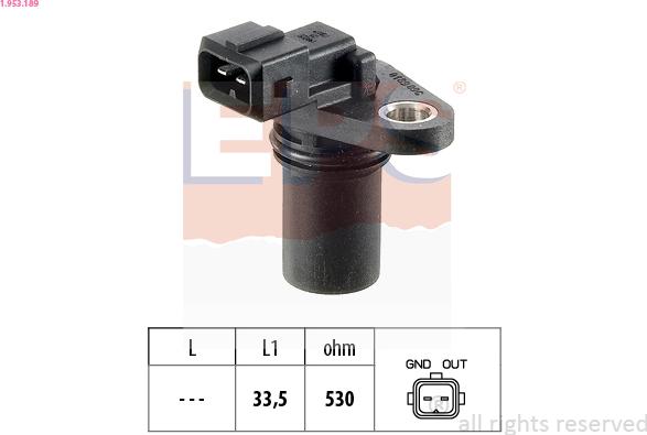 EPS 1.953.189 - Capteur, régime droxauto.com