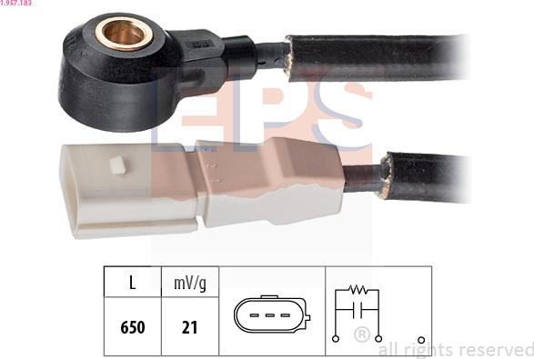 EPS 1.957.183 - Capteur de cognement droxauto.com