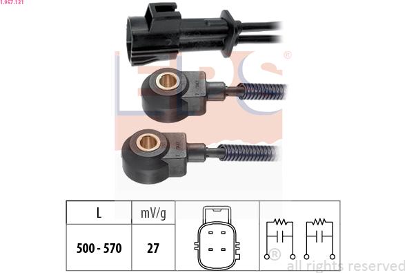 EPS 1.957.131 - Capteur de cognement droxauto.com
