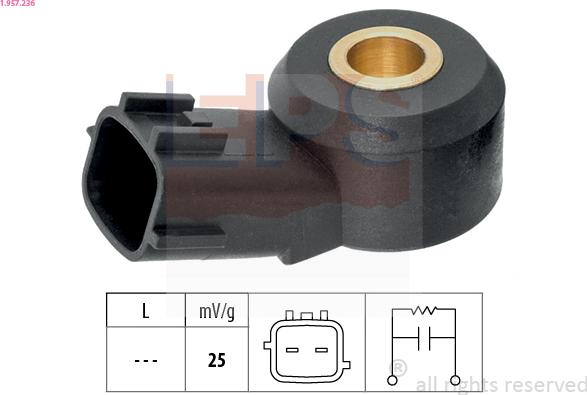 EPS 1.957.236 - Capteur de cognement droxauto.com