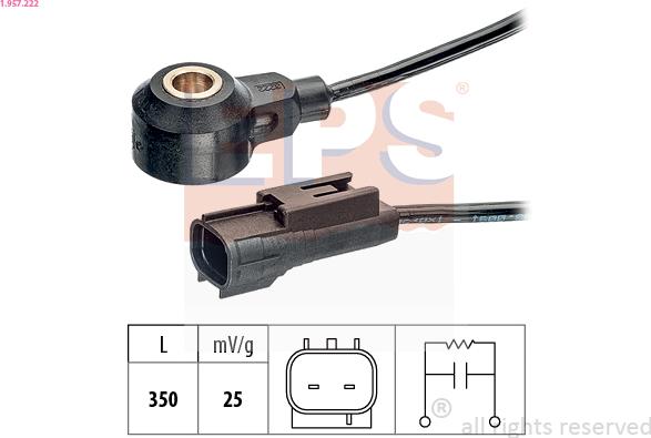 EPS 1.957.222 - Capteur de cognement droxauto.com