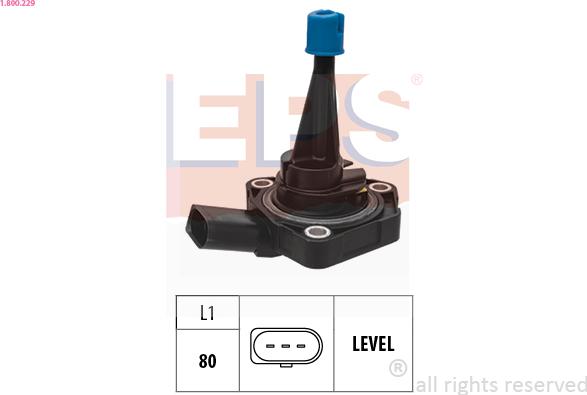 EPS 1.800.229 - Capteur, niveau d'huile moteur droxauto.com