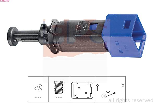 EPS 1.810.195 - Interrupteur des feux de freins droxauto.com