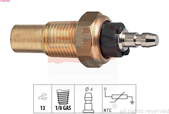 EPS 1.830.056 - Sonde de température, liquide de refroidissement droxauto.com