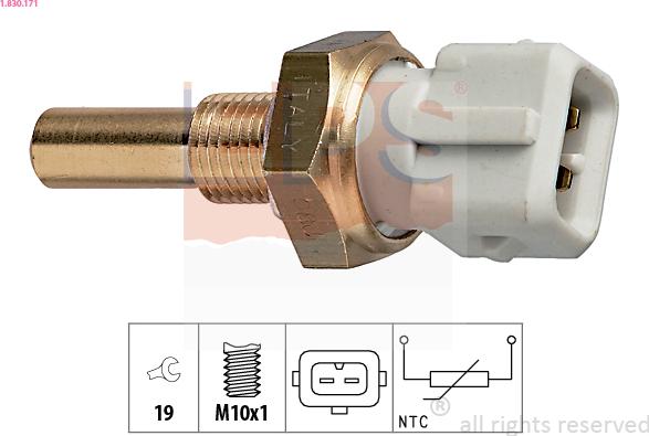 EPS 1.830.171 - Sonde de température, liquide de refroidissement droxauto.com