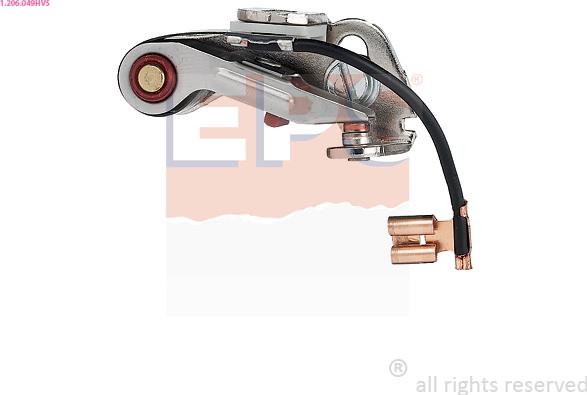 EPS 1.206.049HVS - Jeu de contacts, distributeur d'allumage droxauto.com