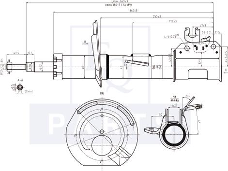 Equal Quality AM10107 - Amortisseur droxauto.com