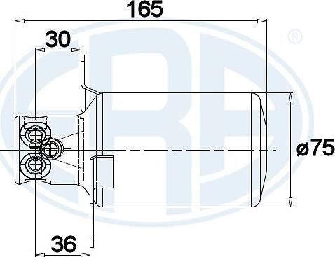 ERA 668023 - Filtre déshydratant, climatisation droxauto.com