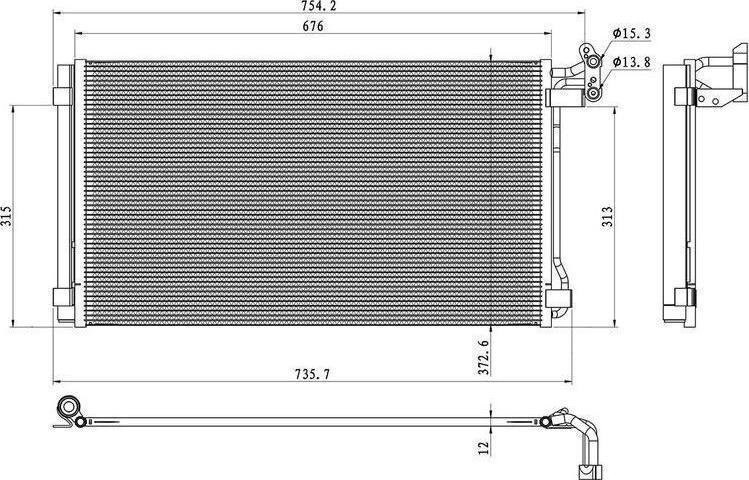 ERA 667451 - Condensateur, climatisation droxauto.com