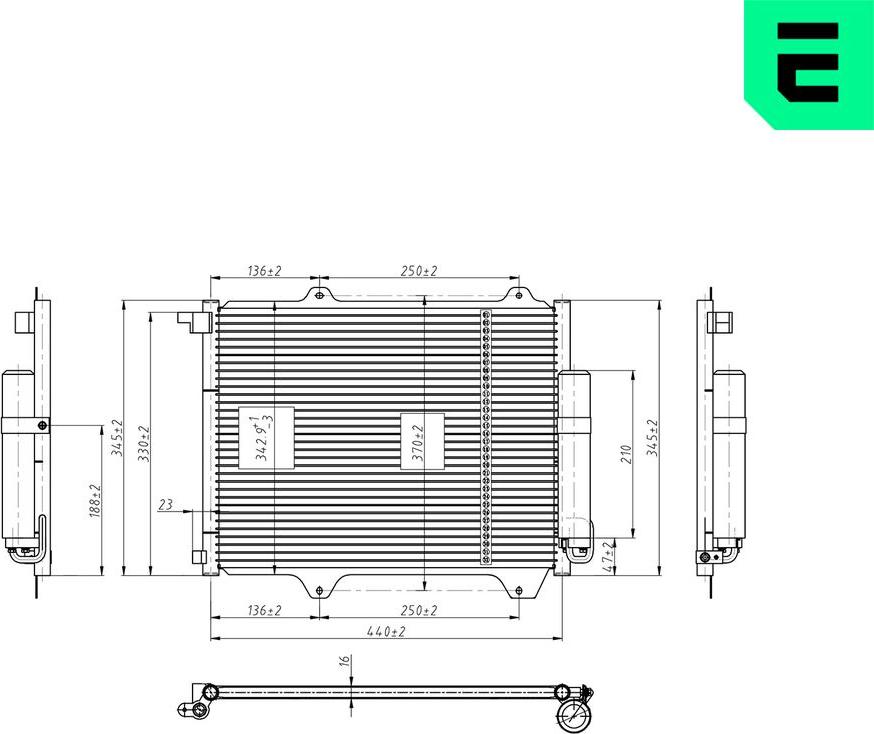 ERA 667412 - Condensateur, climatisation droxauto.com