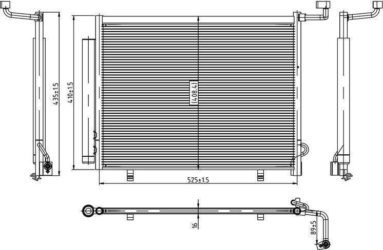 ERA 667507 - Condensateur, climatisation droxauto.com