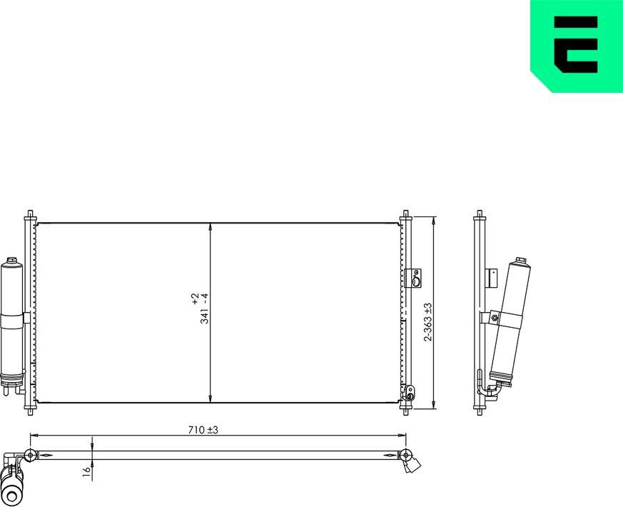 ERA 667518 - Condensateur, climatisation droxauto.com