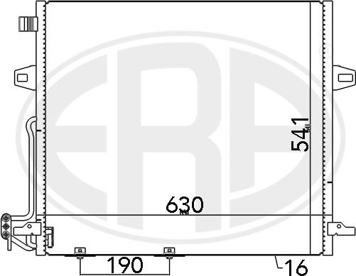 ERA 667093 - Condensateur, climatisation droxauto.com