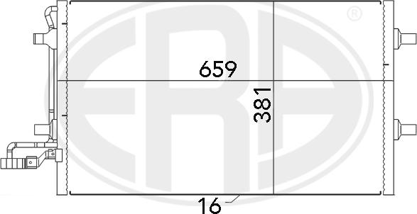 ERA 667040 - Condensateur, climatisation droxauto.com
