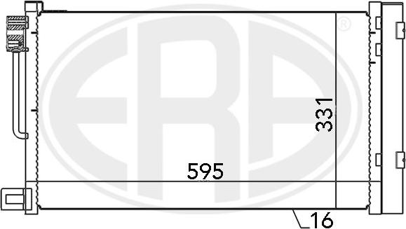 ERA 667010 - Condensateur, climatisation droxauto.com