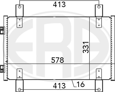 ERA 667084 - Condensateur, climatisation droxauto.com