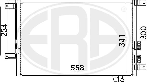 ERA 667037 - Condensateur, climatisation droxauto.com