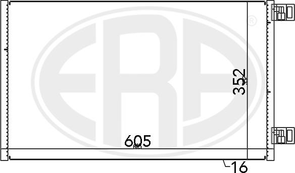 ERA 667148 - Condensateur, climatisation droxauto.com