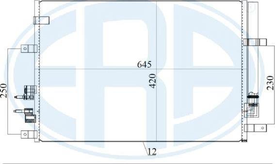 ERA 667169 - Condensateur, climatisation droxauto.com