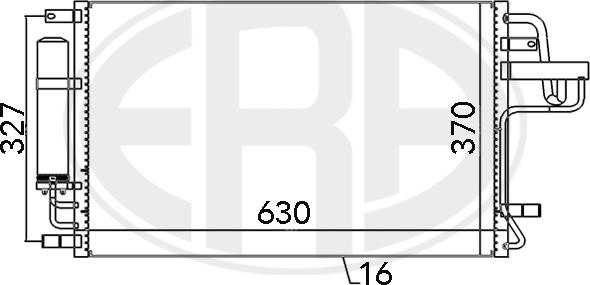 ERA 667101 - Condensateur, climatisation droxauto.com