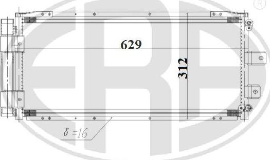 ERA 667187 - Condensateur, climatisation droxauto.com